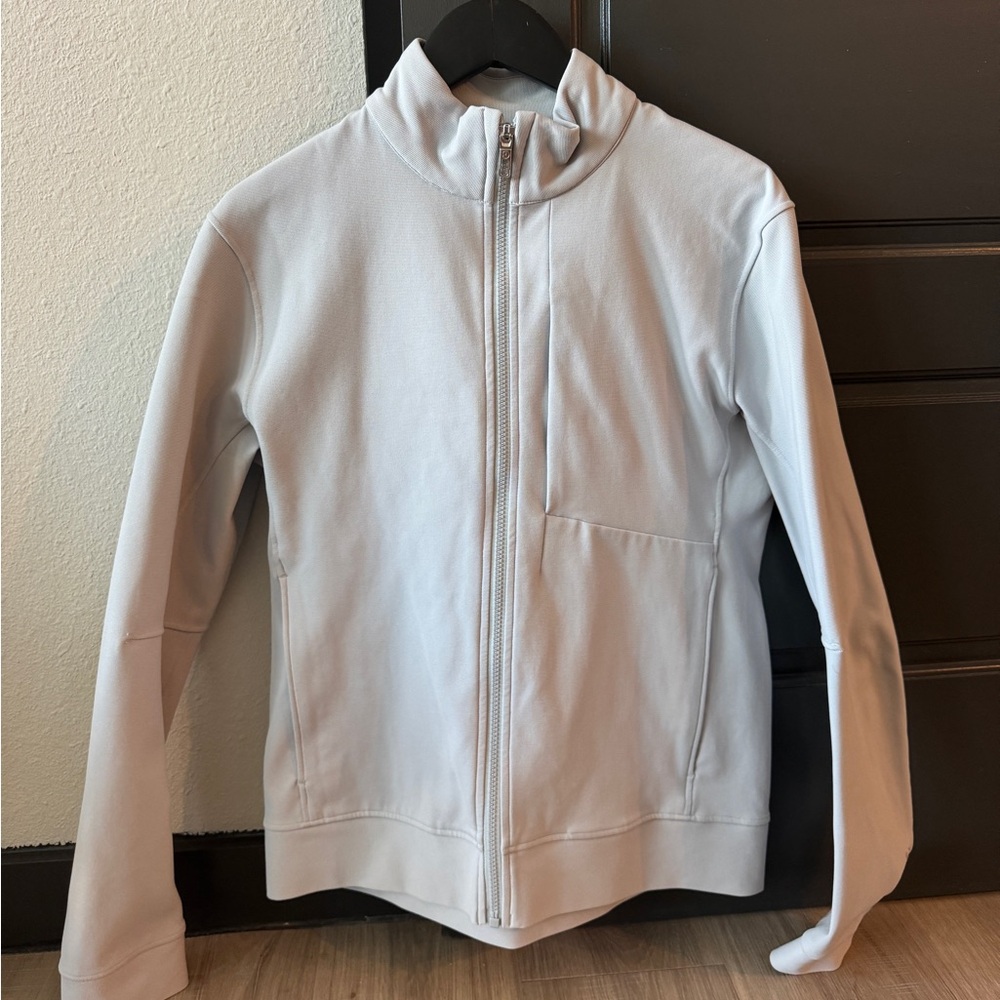 lululemon athletica Gray Lightweight Jacket with High Collar